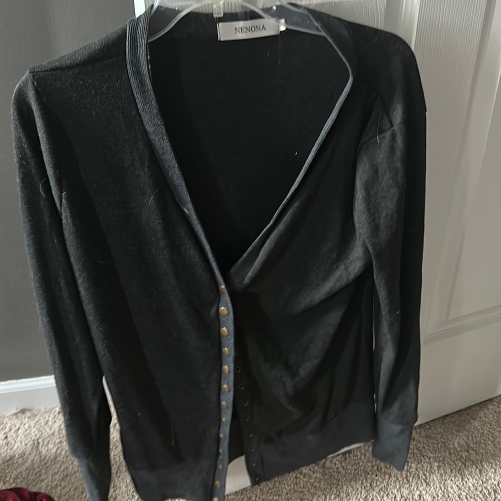 Dark gray cardigan